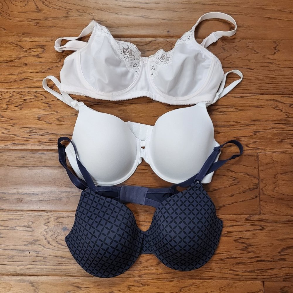 3x 36B bras 2 Warner's and 1 Wonderbra
